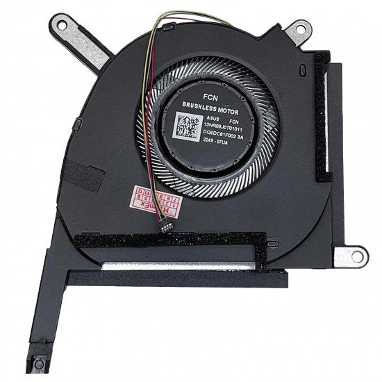 Cooler placa video Laptop, Asus, Tuf Gaming A15 FA507RC, FA507RE, DQ5D581F001, DFS5L32G16486J FP83, 13NR09M0T03011, 5V, 0.5A, 2.25W, GPU