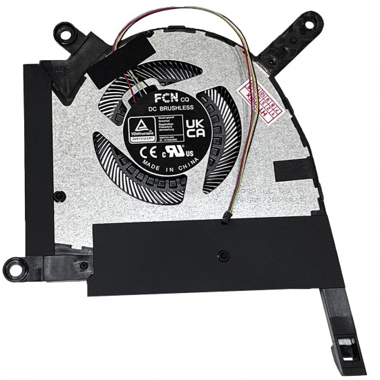 Cooler placa video Laptop, Asus, Tuf Gaming A15 FA507RC, FA507RE, DQ5D581F001, DFS5L32G16486J FP83, 13NR09M0T03011, 5V, 0.5A, 2.25W, GPU