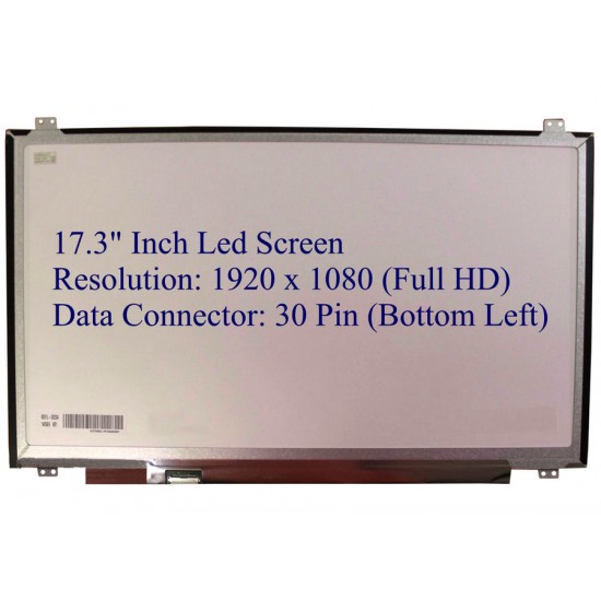 Display laptop, Dell, Alienware 17 R2, 17 R3, 17 R4, Inspiron 17 5767, 17 7778, 17 7779, NV173FHM-N41, 17.3 Inch, 30 pini, Full HD, IPS, slim, 60Hz
