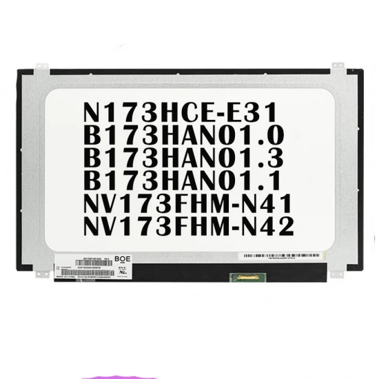 Display laptop, Dell, Alienware 17 R2, 17 R3, 17 R4, Inspiron 17 5767, 17 7778, 17 7779, NV173FHM-N41, 17.3 Inch, 30 pini, Full HD, IPS, slim, 60Hz