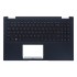 Carcasa superioara cu tastatura palmrest Laptop, Asus, ExpertBook B1 B1502C, B1502CBA, B1502CVA, B1502CGA, 90NX06X1-R31US0, 13N1-GTA0301, 13N1-GTA0521, B1502CVA-1A, iluminata, neagra, layout US