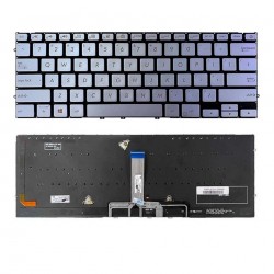 Tastatura Laptop, HP, ZenBook S13 UX392, UX392F, UX392FA, UX392FN, albastru deschis, layout US