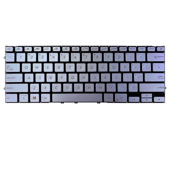 Tastatura Laptop, HP, ZenBook S13 UX392, UX392F, UX392FA, UX392FN, albastru deschis, layout US