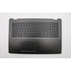 Carcasa superioara cu tastatura palmrest Laptop, Lenovo, Flex 4-1580 Type 80VE, 5CB0L45988, AM1JD000400, AM1JD000510, iluminata, layout US