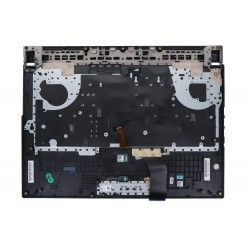Carcasa superioara cu tastatura palmrest Laptop Gaming, Asus, ROG Strix G G531G, G531GV, G531GW, 90NR01I3-R30US0, 13N1-8HA0F21, 13NR01N3AP0121, G531GV-1C, iluminata, conector RGB 20 pini, conector touchpad 12 pini, layout US