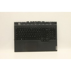 Carcasa superioara cu tastatura palmrest Laptop, Lenovo, Legion 5-15ITH6H Type 82JH, 5CB1D04994, AP1ZT000350, iluminata, neagra, layout US