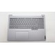 Carcasa superioara cu tastatura palmrest Laptop, Lenovo, ThinkBook 16 G6 ABP Type 21KK, 460.0TE0C.0001, Artic Grey, iluminata, layout US