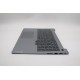 Carcasa superioara cu tastatura palmrest Laptop, Lenovo, ThinkBook 16 G6 ABP Type 21KK, 460.0TE0C.0001, Artic Grey, iluminata, layout US
