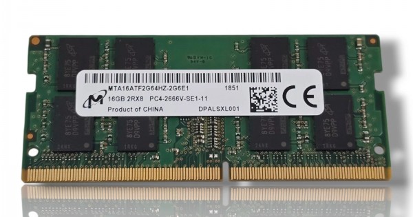 Memorie Laptop Sodimm 16GB DDR4 2Rx8 PC4-2666V non-ECC Unbuffered