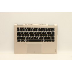 Carcasa superioara cu tastatura palmrest Laptop, Lenovo, Yoga 710-14ISK Type 80TY, 5CB0M72915, AM1JH000220, iluminata, aurie, layout US