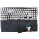Tastatura Laptop, Asus, ZenBook 15 UX534F, UX534FA, UX534FAC, UX534FT, UX534FTC, iluminata, argintie, layout US