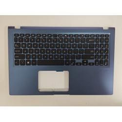 Carcasa superioara palmrest cu tastatura Laptop, Asus, VivoBook 15 R515D, R515DA, R515E, R515EA, R515J, R515JA, 90NB0T43-R34US0, 13N1-CEA1301, 13NB0SR3P04015-3, X515DA-1B, albastra, layout US