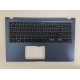 Carcasa superioara palmrest cu tastatura Laptop, Asus, VivoBook 15 F515D, F515DA, F515E, F515EA, F515EP, F515F, F515FA, F515J, F515JA, F515JF, F515JP, 90NB0T43-R34US0, 13N1-CEA1301, 13NB0SR3P04015-3, X515DA-1B, albastra, layout US