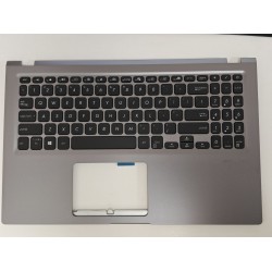 Carcasa superioara palmrest cu tastatura Laptop, Asus, VivoBook 15 F1500E, F1500EA, 90NB0TY1-R33US1, 13N1-CEA0W01, 13NB0SR1P10019-3, X515EA-1G, iluminata, gri, layout US