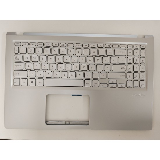 Carcasa superioara palmrest cu tastatura Laptop, Asus, VivoBook 15 X515D, X515DA, X515E, X515EANS, X515EP, X515EPN, X515M, X515MA, X515MANS, X515U, X515UA, 90NB0TY2-R35UI0, 13N1-CEA0Z01, 13NB0SR2P15016-3, X515EA-1S, argintie, layout US