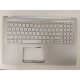 Carcasa superioara palmrest cu tastatura Laptop, Asus, VivoBook 15 X515D, X515DA, X515E, X515EANS, X515EP, X515EPN, X515M, X515MA, X515MANS, X515U, X515UA, 90NB0TY2-R35UI0, 13N1-CEA0Z01, 13NB0SR2P15016-3, X515EA-1S, argintie, layout US