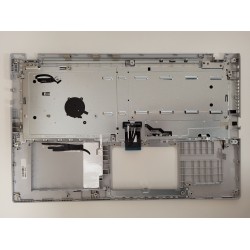 Carcasa superioara palmrest cu tastatura Laptop, Asus, VivoBook 15 A1500E, A1500EA, A1500EP, 90NB0TY2-R32US1, 13N1-CEA0V01, 13NB0SR2P13019-3, X515EA-1S, argintie, iluminata, layout US