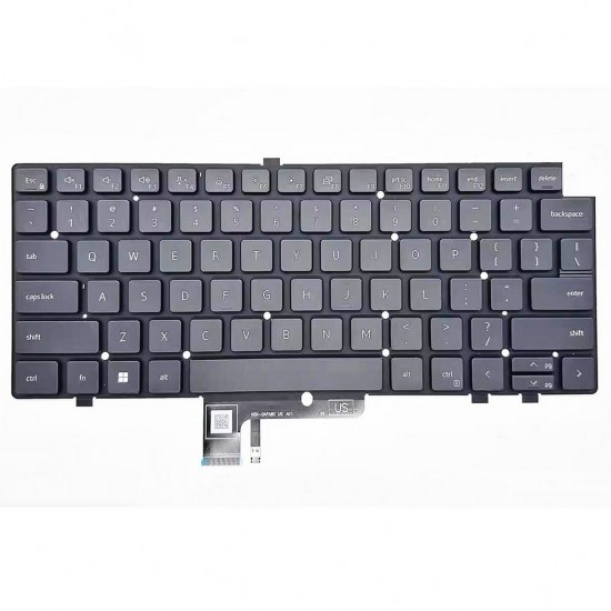 Tastatura Laptop 2-in-1, Dell, Latitude 7440, P174G, P174G001, 0GYK2Y, 0H3DHT, iluminata, layout US