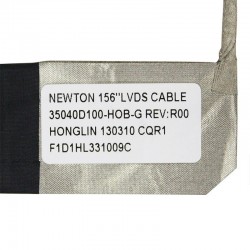 Cablu video LVDS Laptop, HP, CQ58, 650, 655, 35040D100-H0B-G, 40 pini