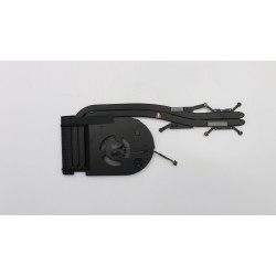 Cooler cu radiator Laptop, Lenovo, ThinkPad T590 Type 20N4, 20N5, 01YU192, 01YU193, AT1AD001TB0, AT1AD001VV0, BAPA0906R5H-Y001, M-265C-1, discrete graphics, 5V, 0.37A