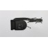 Cooler cu radiator Laptop, Lenovo, ThinkPad T590 Type 20N4, 20N5, 01YU192, 01YU193, AT1AD001TB0, AT1AD001VV0, BAPA0906R5H-Y001, M-265C-1, discrete graphics, 5V, 0.37A