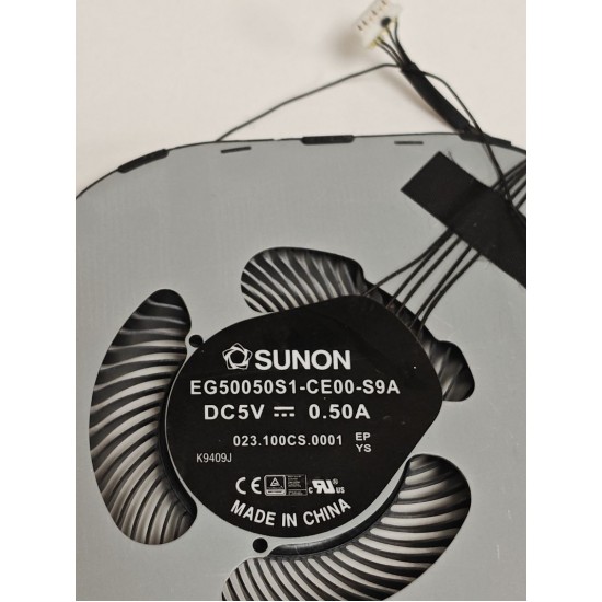 Cooler procesor Laptop, Lenovo, ThinkPad P1 Gen 1 Type 20MD, 20ME, 01YU923, 01AY981, EG50050S1-CE00-S9A, 023.100CS.0001, 5V, 0.50A, CPU