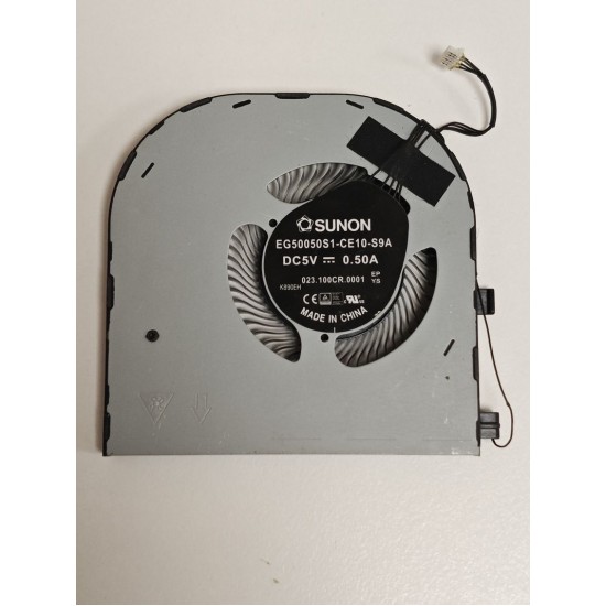 Cooler placa video Laptop, Lenovo, ThinkPad P1 Gen 1 Type 20MD, 20ME, 01YU923, 01AY981, EG50050S1-CE10-S9A, 023.100CR.0001, 5V, 0.50A, GPU
