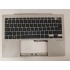 Carcasa superioara cu tastatura palmrest Laptop, Asus, ZenBook S 13 UM5302L, UM5302LA, UM5302T, UM5302TA, 90NB0WA2-R30US0, 90NB0WA2-R30UA1, HQ20721683000, UM5302TA-8E, iluminata, argintie, layout US