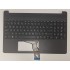 Carcasa superioara cu tastatura palmrest Laptop, HP, 15-DY, 15T-DY, 15-EF, 15S-EQ, 15S-FQ, 15Z-EF, TPN-Q222, TPN-Q230, L89859-001, L89859-271, EA0P5009010, EA0P5009010, neagra, layout US