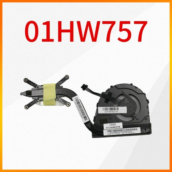 Cooler cu radiator Laptop, Lenovo, Yoga 370, 380, type 20JH, type 20JJ, 1HW757, 01HW757, 01HW758, ATISK001DT0