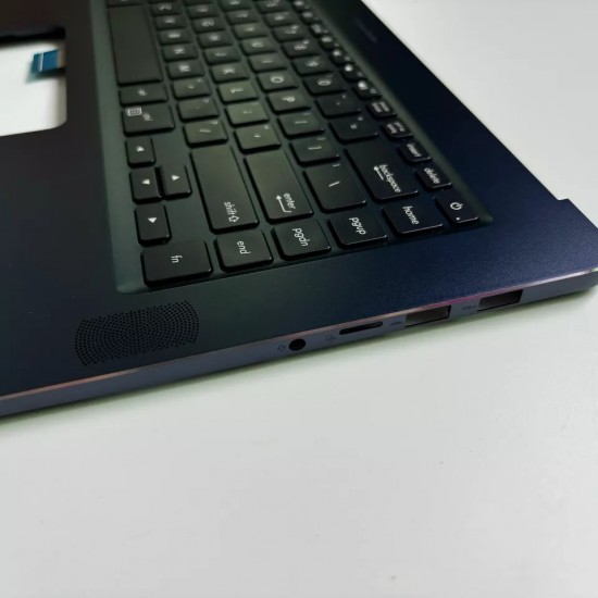 Carcasa superioara cu tastatura palmrest Laptop, Asus, ZenBook Pro UX550V, UX550VD, UX550VE, 13NB0ET2AM0211, 90NB0ES1-R30UI0, iluminata, layout US 