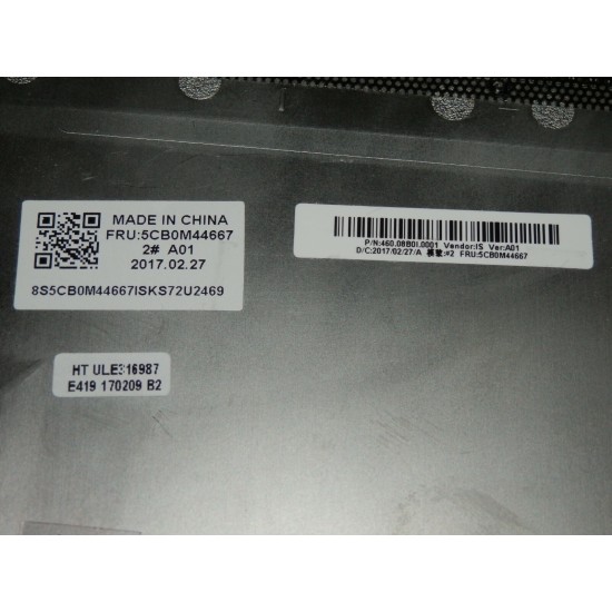 Carcasa inferioara bottom case Laptop, Lenovo, IdeaPad V110-15IKB Type T0TH, 5CB0L78394, 460.08B04.0002