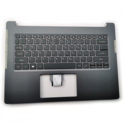 Carcasa superioara cu tastatura palmrest Laptop, Acer, Swift S40-51, 6B.HDWN8.032, HQ20900695000, NC210110T9, iluminata, neagra, layout US