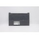 Carcasa superioara cu tastatura palmrest Laptop, Lenovo, Yoga Slim 7-15IIL05 Type 82AA, 5CB0X55821, 4BLS2TALV30 3A, iluminata, gri, layout DE (germana)
