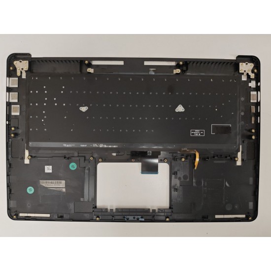 Carcasa superioara cu tastatura palmrest Laptop, Asus, ZenBook Pro UX550V, UX550VD, UX550VE, 90NB0ES2-R30US0, UX550VE-1B, 13NB0ET2AM0211, 3BBKHTCJN20, iluminata, neagra, layout US