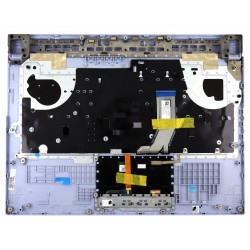 Carcasa superioara cu tastatura palmrest Laptop Gaming, Asus, ROG Strix G G531G, G531GW, 90NR01I6-R30UI0, G531GW-1F, 13N1-8HA0W01, 13NR01N6AP0101, iluminata, conector RGB 16 pini, conector touchpad 8 pini, layout US
