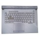 Carcasa superioara cu tastatura palmrest Laptop Gaming, Asus, ROG Strix G G531G, G531GW, 90NR01I6-R30UI0, G531GW-1F, 13N1-8HA0W01, 13NR01N6AP0101, iluminata, conector RGB 16 pini, conector touchpad 8 pini, layout US