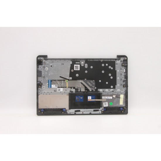 Carcasa superioara cu tastatura palmrest Laptop, Lenovo, IdeaPad 3-14ITL6 Type 82H7, 82MD, 5CB1C04423, AP21M000530, AM21M000300, iluminata, Artic Grey, layout UK
