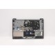 Carcasa superioara cu tastatura palmrest Laptop, Lenovo, IdeaPad 3-14ITL6 Type 82H7, 82MD, 5CB1C04423, AP21M000530, AM21M000300, iluminata, Artic Grey, layout UK