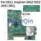 Placa de baza Laptop, Dell, Inspiron 14 3441, 3451, 3452, Intel Pentium N3700 SR29E, JX7F0, 0JX7F0, 41D5Y, 041D5Y, 14279-1, 896X3