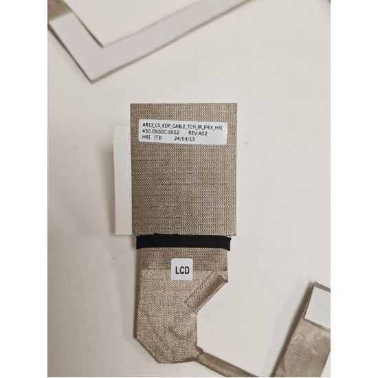 Cablu video LVDS Laptop, Dell, Latitude 5340, 7FMJW, 07FMJW, AR13 CS, touchscreen, IR, 40 pini