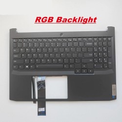 Carcasa superioara cu tastatura Laptop Gaming, IdeaPad 3-15ACH6 Type 82K2, 5CB1D04601, AP39J000900, iluminata, RGB, layout US