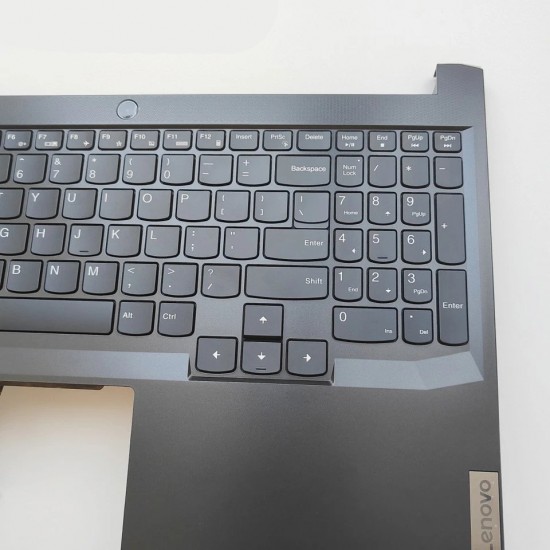Carcasa superioara cu tastatura Laptop Gaming, IdeaPad 3-15ACH6 Type 82K2, 5CB1D04601, AP39J000900, iluminata, RGB, layout US