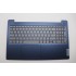 Carcasa superioara cu tastatura palmrest Laptop, Lenovo, IdeaPad Slim 3 15AMN8 Type 82XQ, 5CB1M03634, AP2XP000310, AM2XP000, EC2XP000100, iluminata, Abyss Blue, layout US