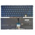 Tastatura Laptop 2-in-1, HP, Spectre X360 16-F, 16T-F, TPN-C154, M83485-001, iluminata, albastra, layout US