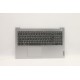 Carcasa superioara cu tastatura palmrest Laptop, Lenovo, IdeaPad 1 15ACL7 Type 82R4, 5CB1H70708, AP2DG000300, AM2DG000500, Cloud Grey, layout US