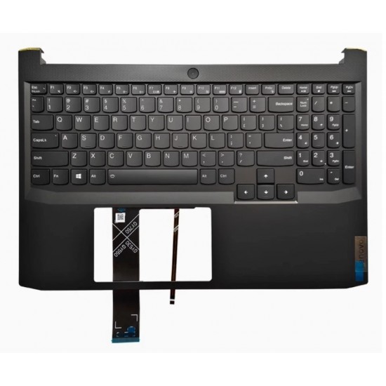 Carcasa superioara cu tastatura palmrest Laptop, Lenovo, IdeaPad Gaming 3 15ACH6, AM39J000300, AP39J000500, 5CB1D04569, cu iluminare, layout US