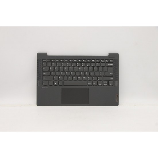 Carcasa superioara cu tastatura palmrest Laptop, Lenovo, IdeaPad 5-14IIL05 Type 81YH, 5CB0Y88657, AP2UZ000540, gri, layout US
