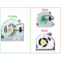 Cooler Laptop, Lenovo, IdeaPad G710 Type 80AH, 90203935, 90204381, AB07505HX110B00, 00G700, DFS531005PL0T-FFC5, 13N0-B5P0B01, 5V, 0.5A
