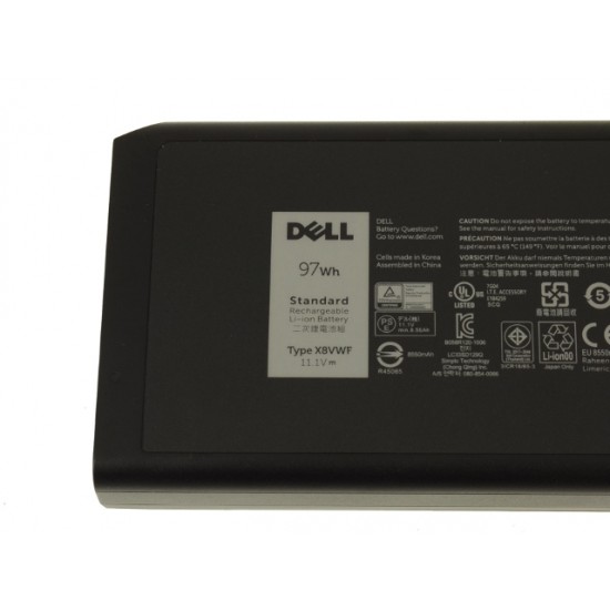 Baterie Laptop, Dell, Latitude 14 Rugged Extreme 7404, X8VWF, 0X8VWF, W11CK, VCWGN, 11,1V, 8550mAh, 97Wh